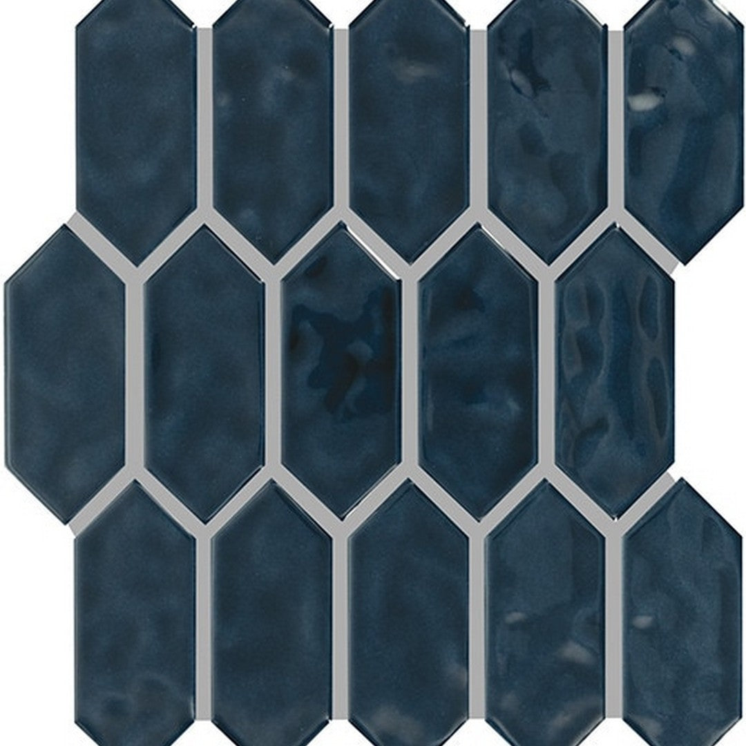 Marazzi Artezen 12" x 11" Glossy Ceramic Picket Mosaic