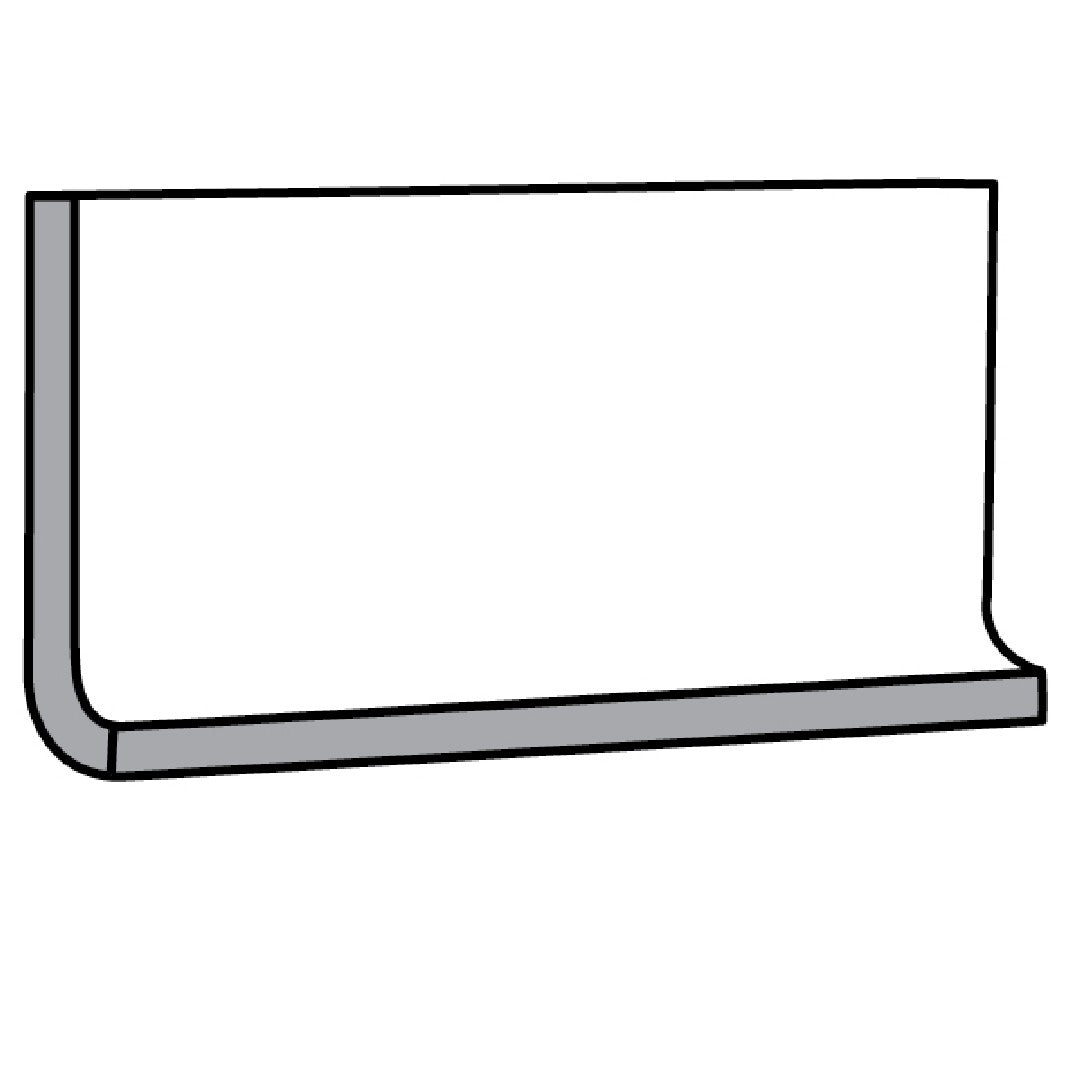 Crossville Gotham 6" x 12" Unpolished Porcelain Cove Base