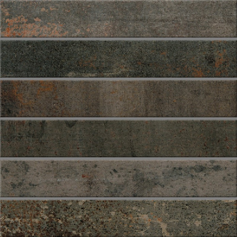 Crossville Altered State 2" x 12" Unpolished Porcelain Mosaic