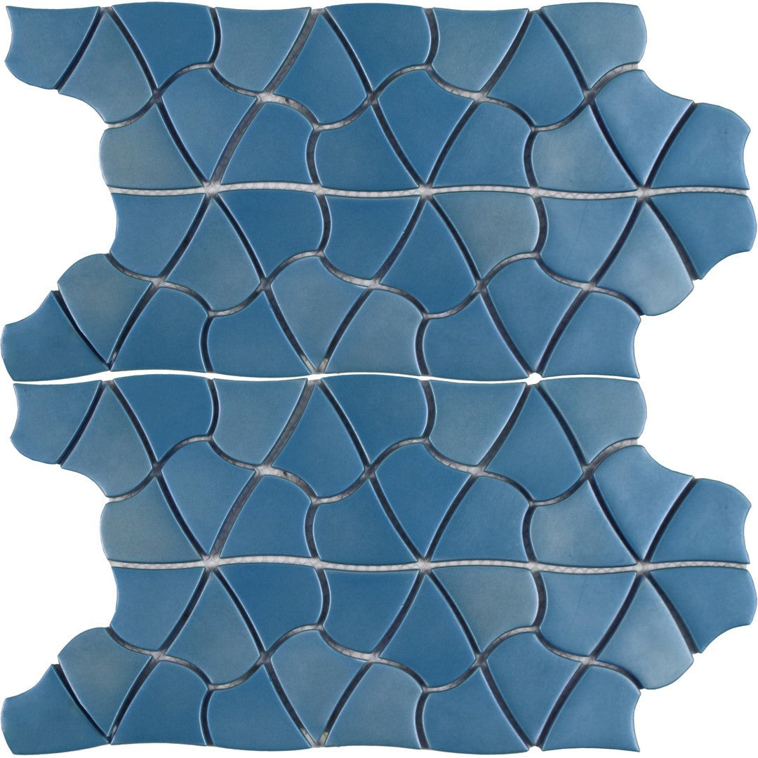 Tesoro Aloha 10.25" x 12" Glass Mosaic