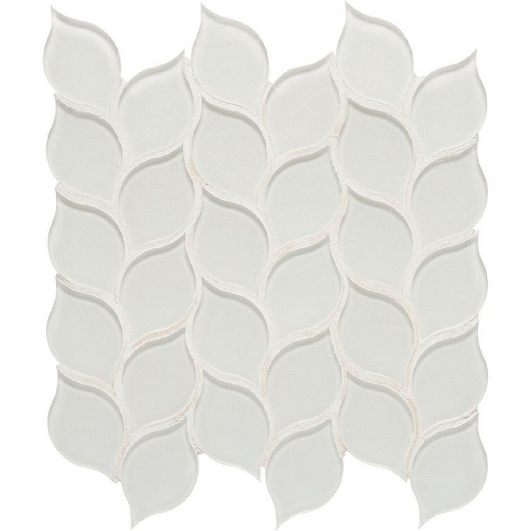 Arizona Dunes 12" x 12" Glass Leaves Mosaic