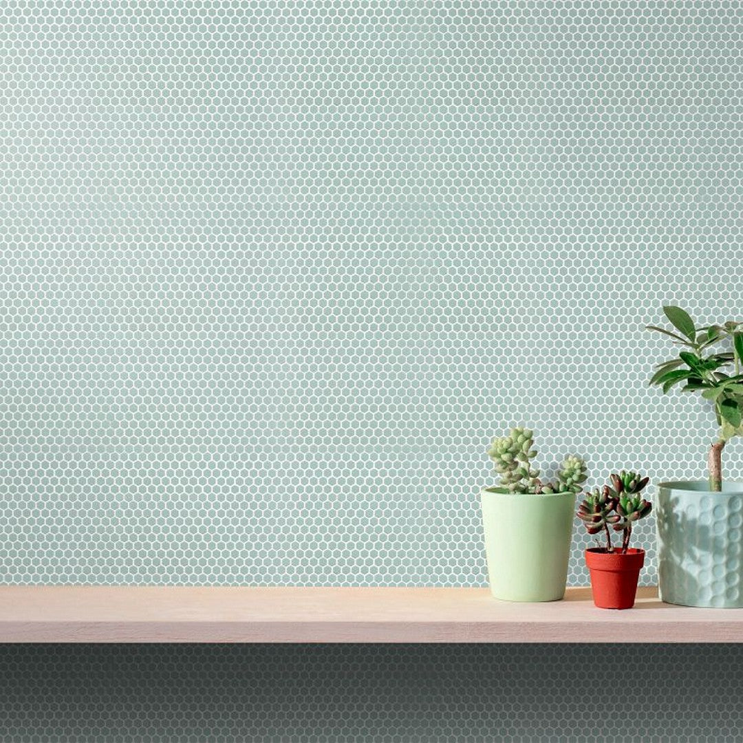 Arizona-Geometro-2.0-12-x-12-Matte-Rectified-Glass-Hexagon-Mosaic-Thyme