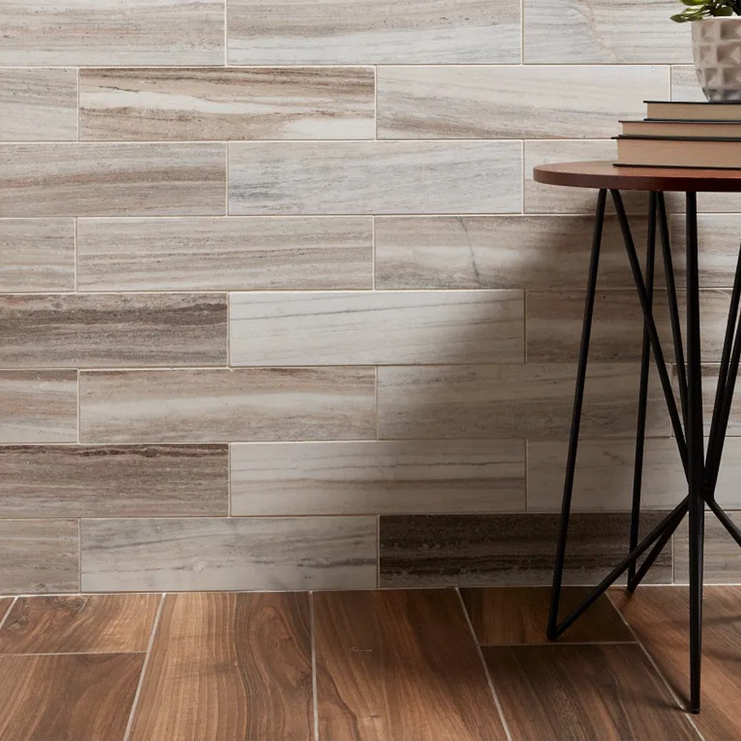 Arizona More Wood 8" x 48" Rectified Porcelain Tile (Wood Look)