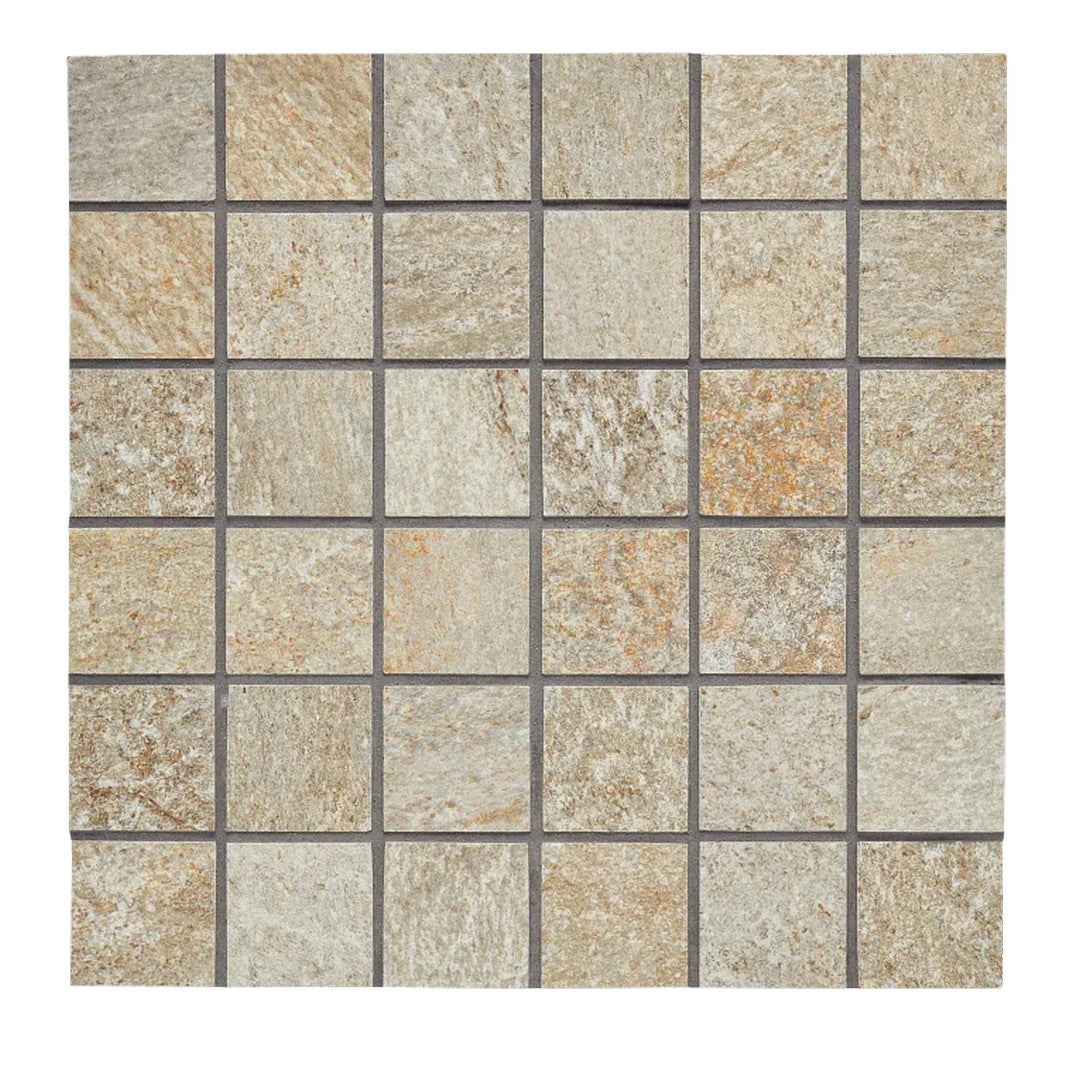 Arizona Oro Gate 12" x 12" Matte Rectified Glazed Porcelain 2" Mosaic