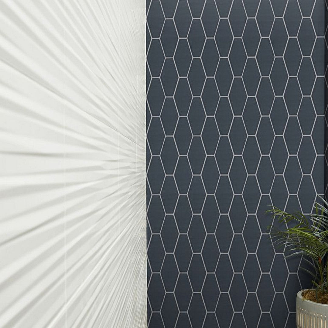 Arizona-Paloma-4-x-8-Glossy-Ceramic-Long-Hexagon-Wall-Tile-Cotton