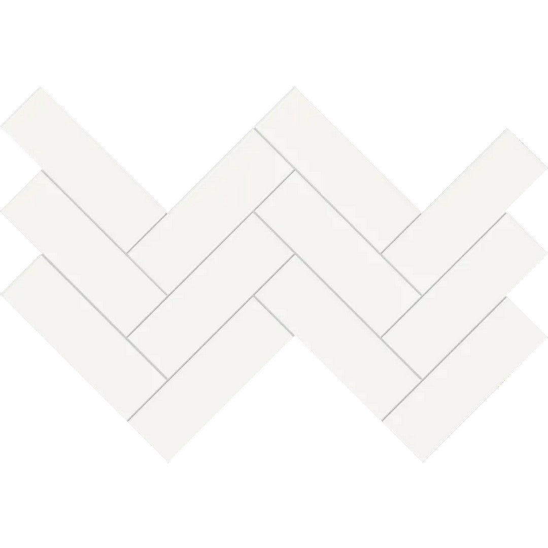 Arizona S-Series 11.6" x 11.75" Glossy Glazed Porcelain 2x6" Herringbone Mosaic