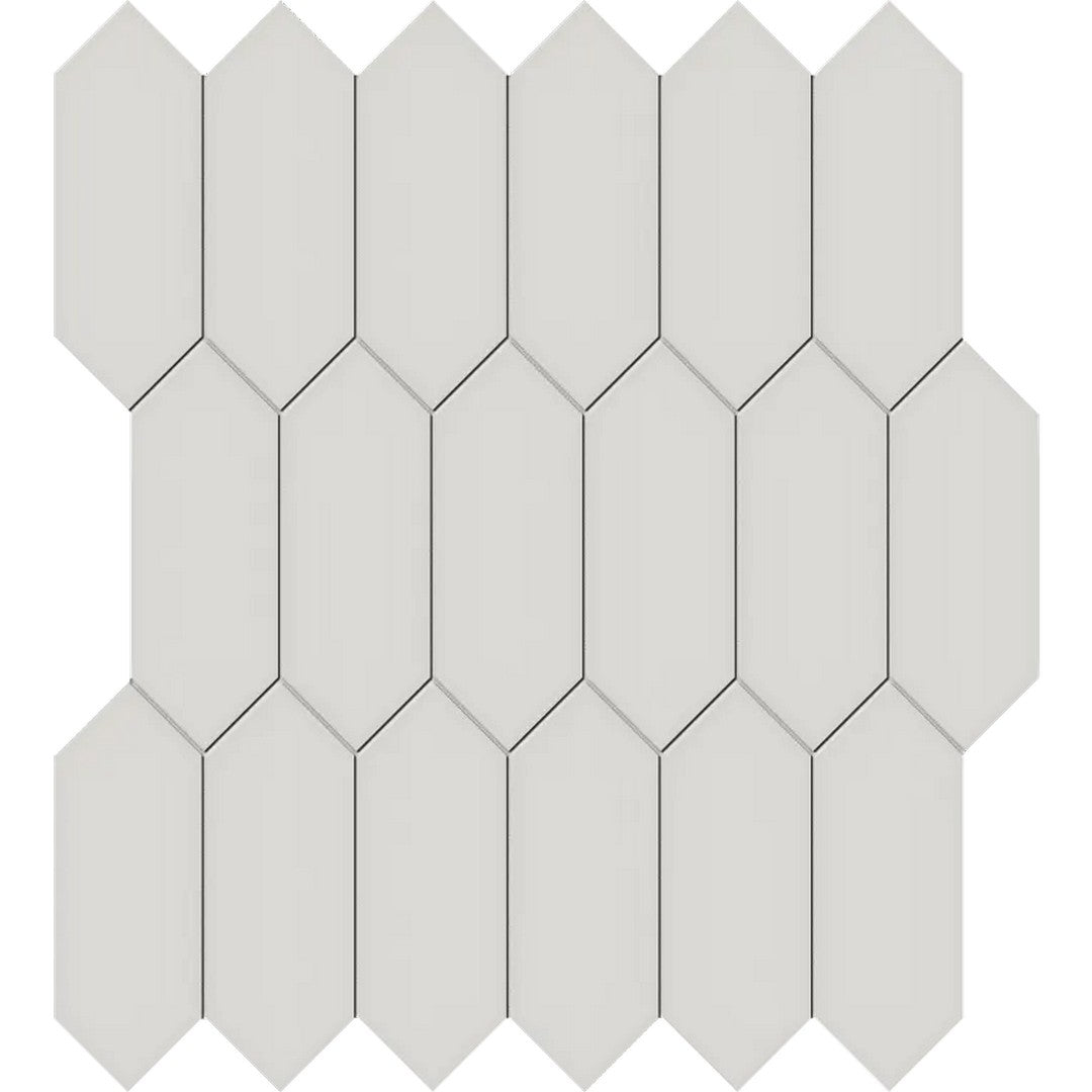 Arizona S-Series 11.8" x 11.8" Glossy Glazed Porcelain Picket Mosaic