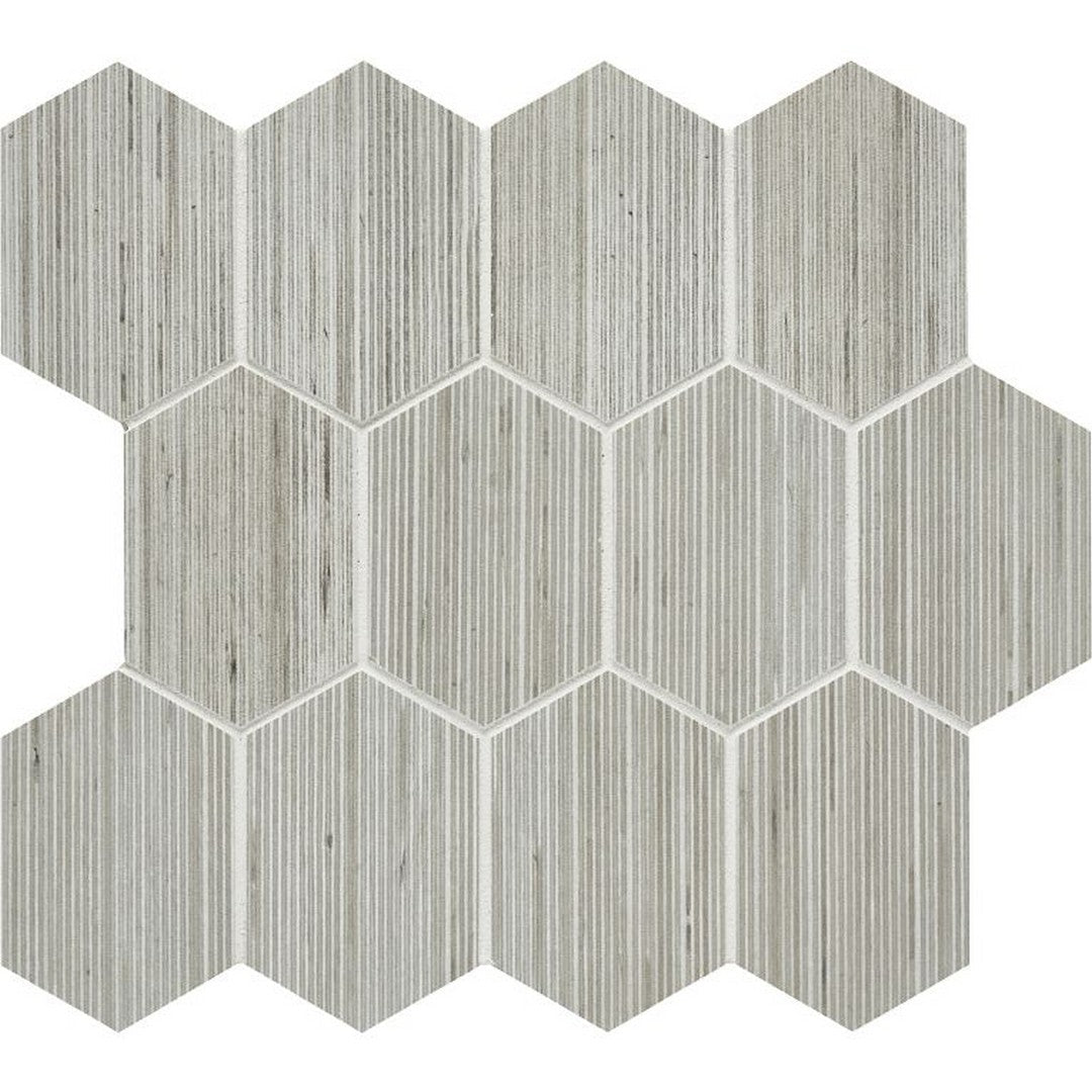 Arizona Shibusa 11.3" x 11.3" Porcelain 3x4" Long Rhomboid Mosaic