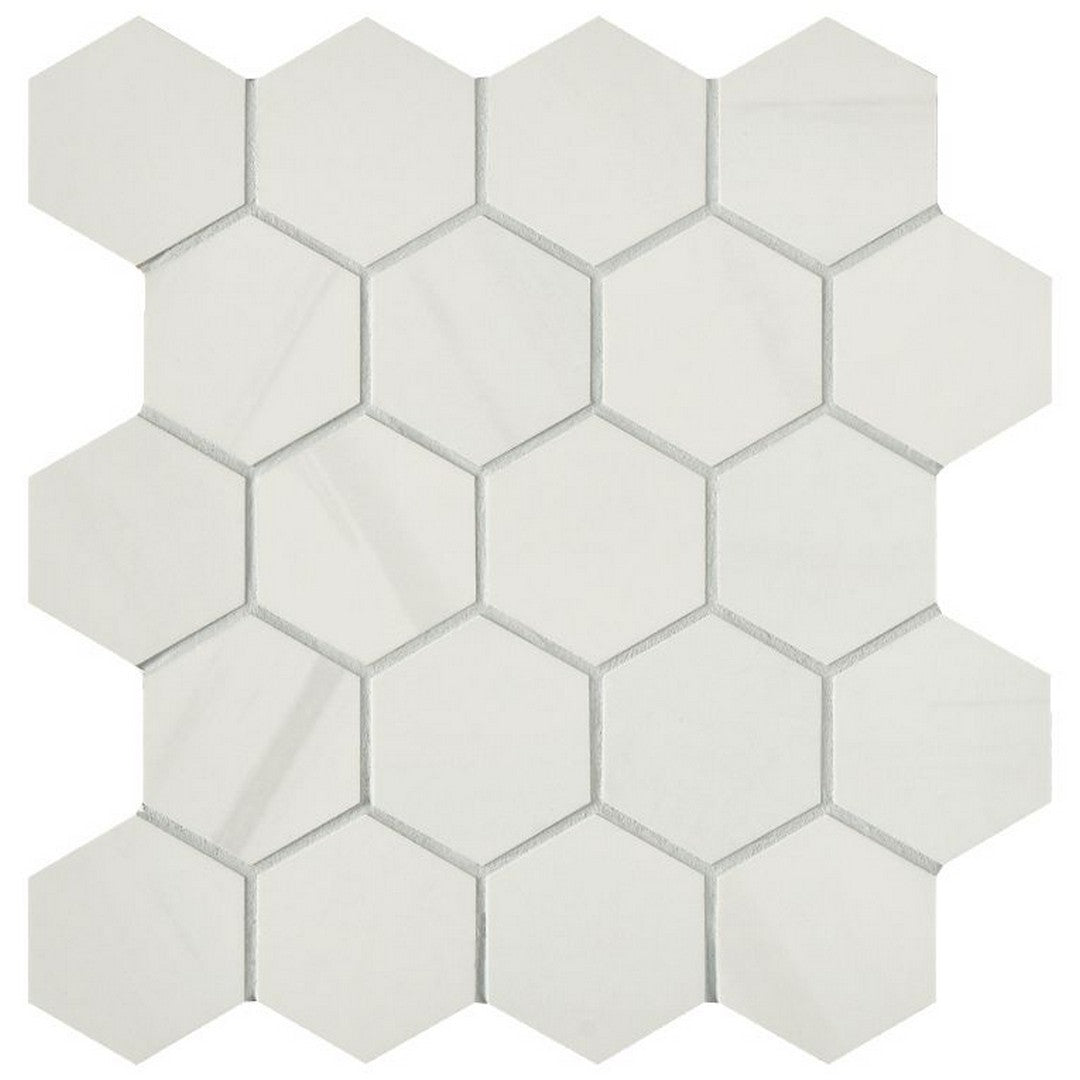 Arizona Themar 2.37" x 2.37" Polished Rectified Glazed Porcelain Hexagon Mosaic