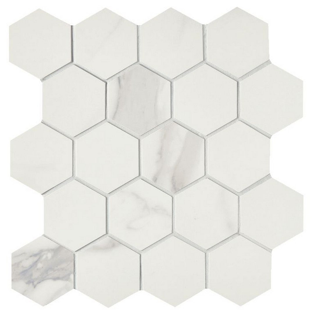 Arizona Themar 2.37" x 2.37" Matte Rectified Glazed Porcelain Hexagon Mosaic