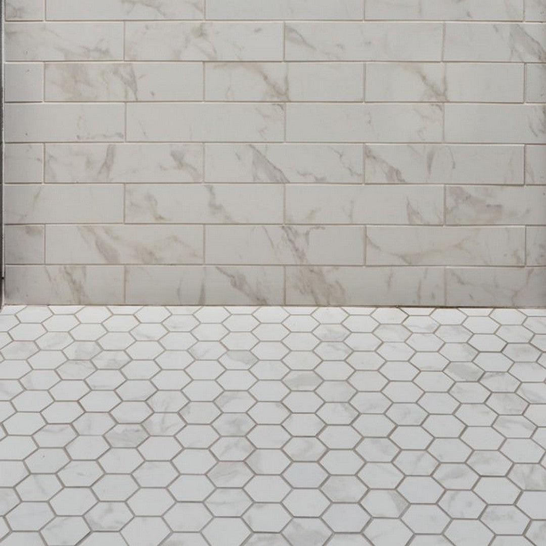 Arizona-Themar-2.37-x-2.37-Matte-Rectified-Glazed-Porcelain-Hexagon-Mosaic-Grigio-Savoia