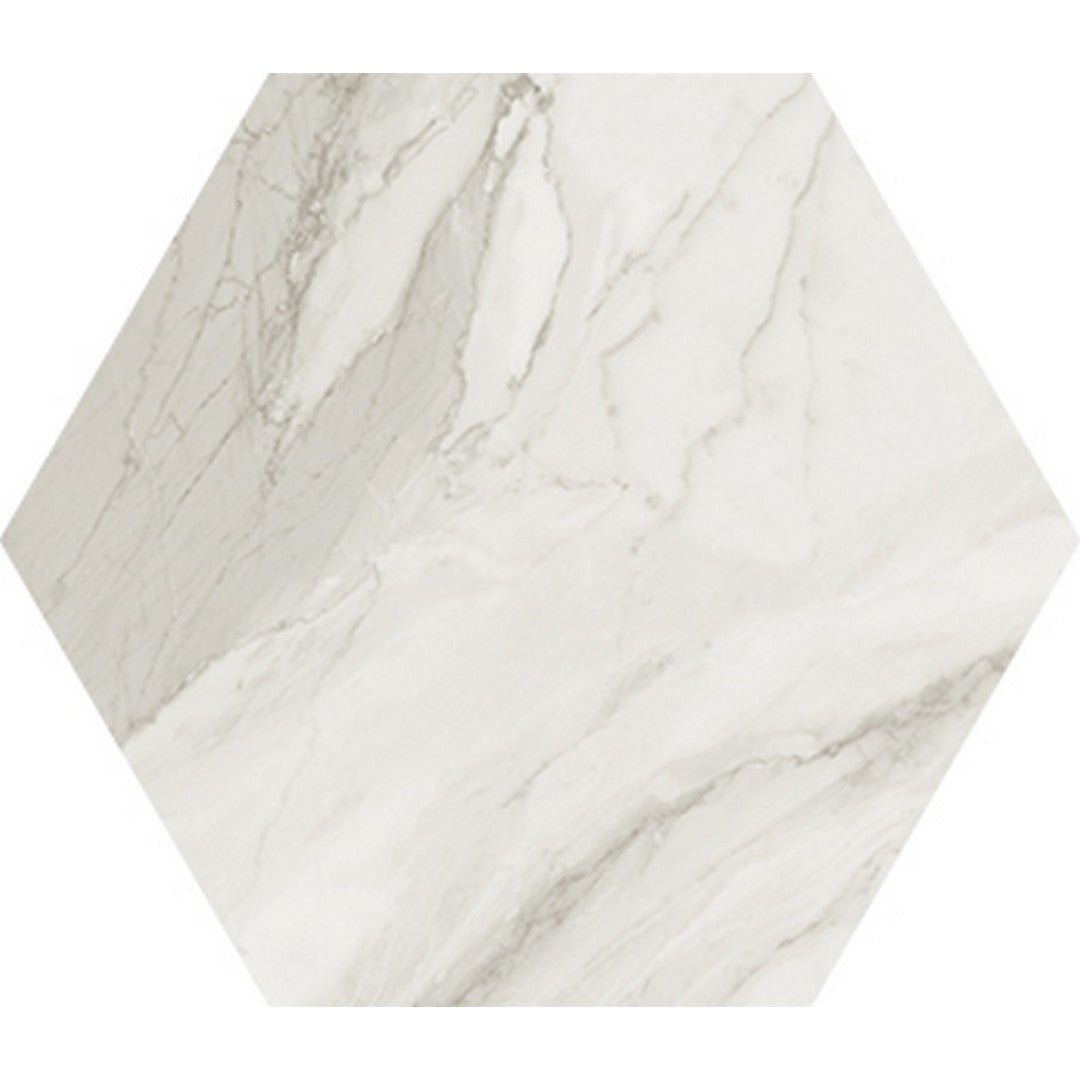 Tesoro Mayan 20.5" x 23.5" Pressed Matte Hexagon Porcelain Tile