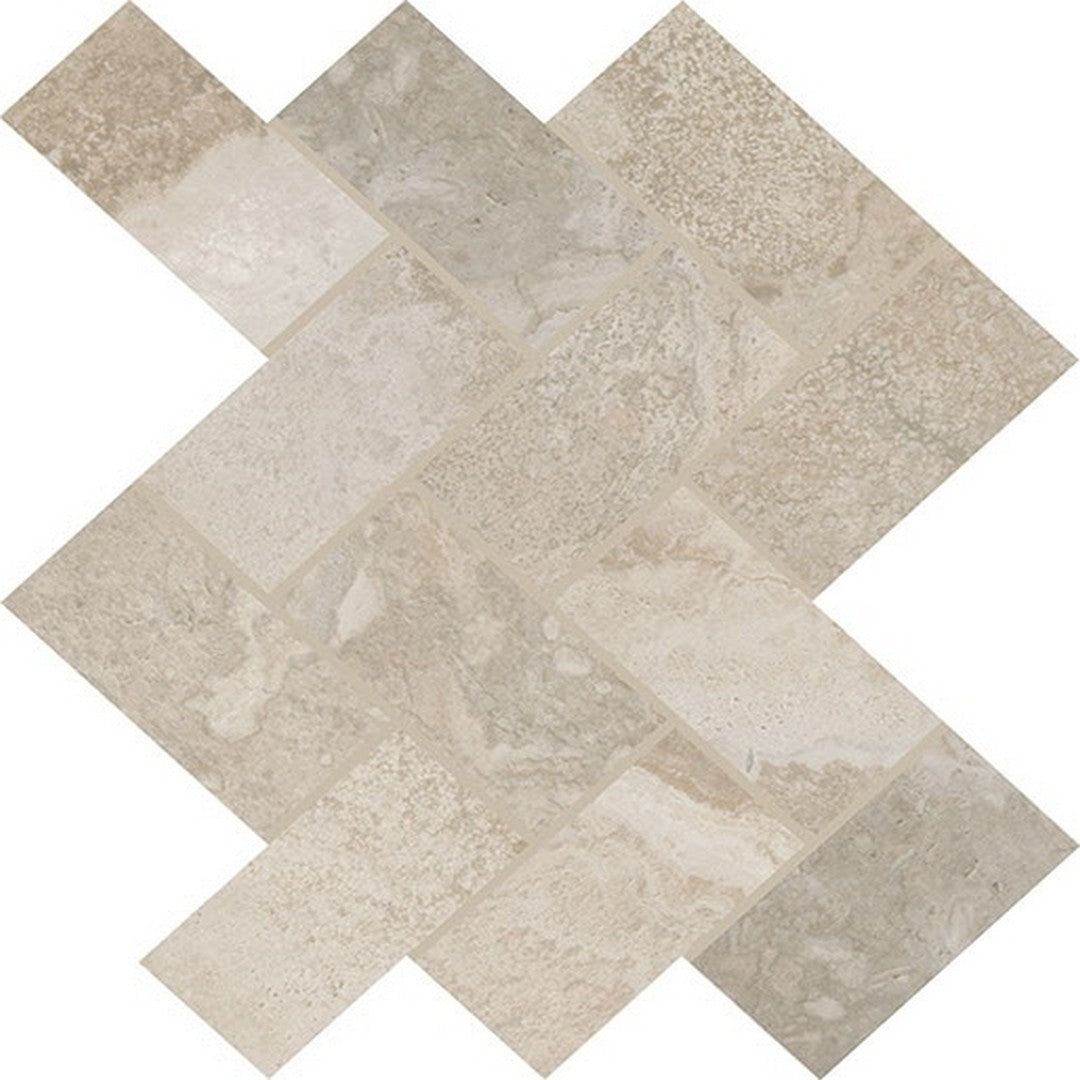 Daltile-Archaia-12-x-14-Matte-Porcelain-Herringbone-Mosaic-Province-Grey