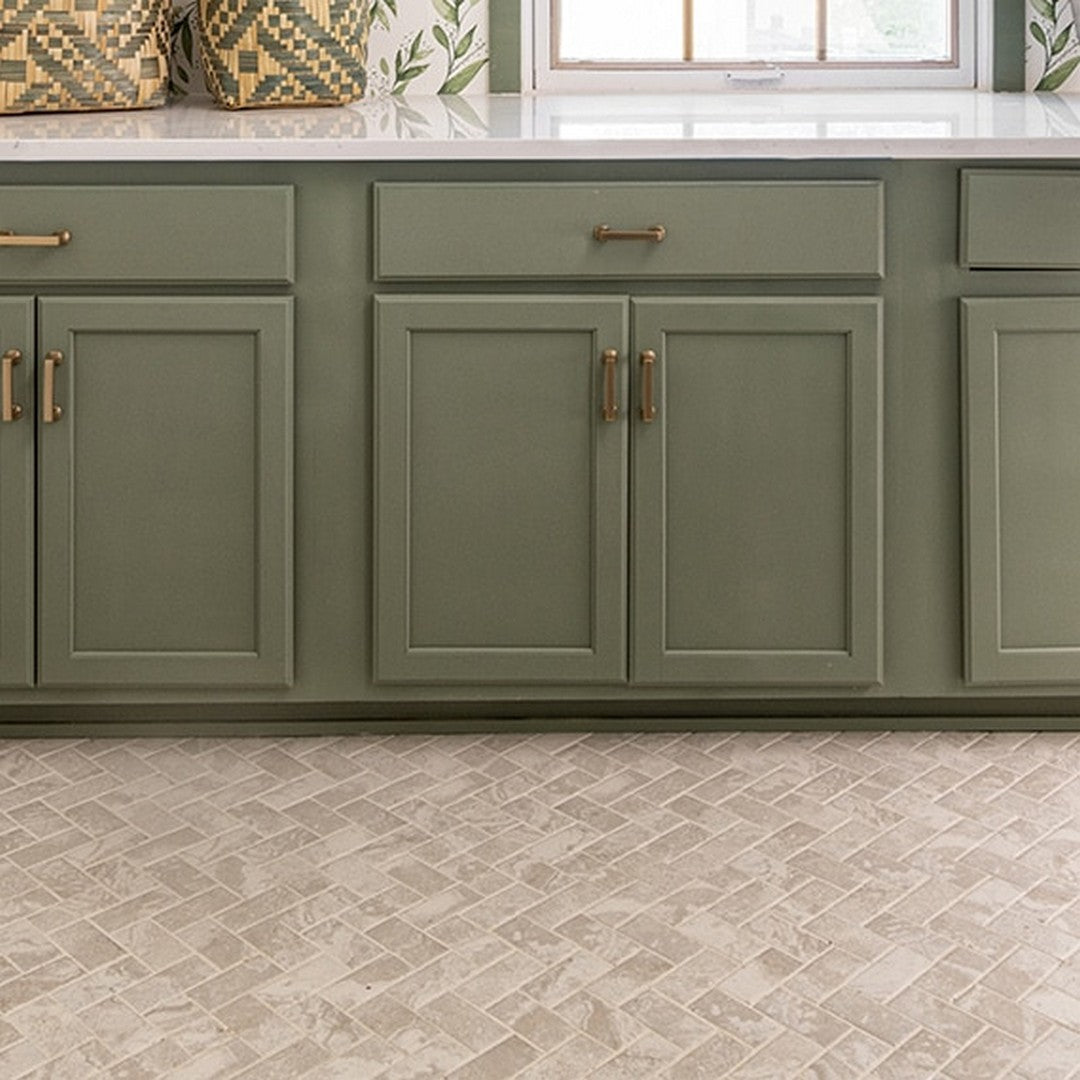 Daltile-Archaia-12-x-14-Matte-Porcelain-Herringbone-Mosaic-Relic-White