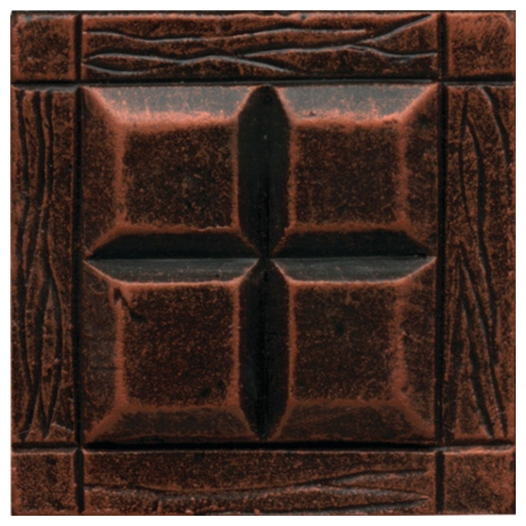 Daltile-Armor-2-x-2-Satin-Metal-Four-Square-Tile-Guilded-Copper