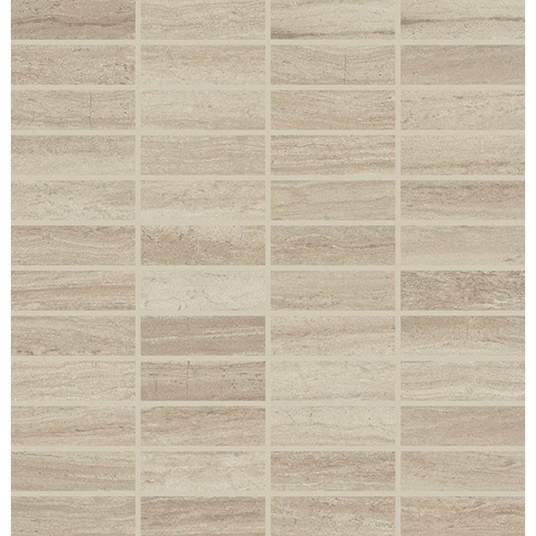 Daltile-Articulo-12-x-12-Matte-Porcelain-1x3-Straight-Joint-Mosaic-Feature-Beige