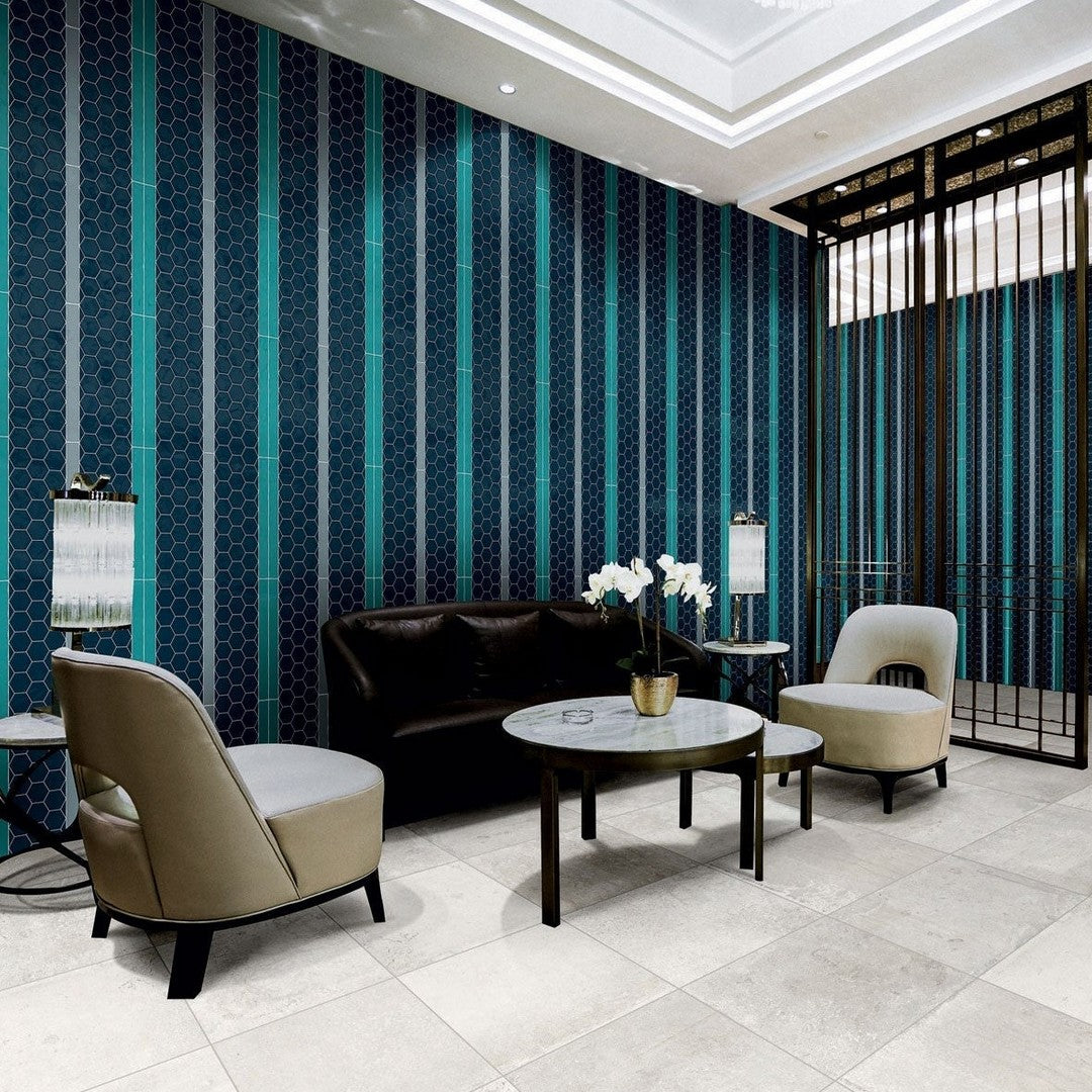 Marazzi-Artistic-Reflections-3-x-3-Glossy-Hexagon-Mosaic-Artic