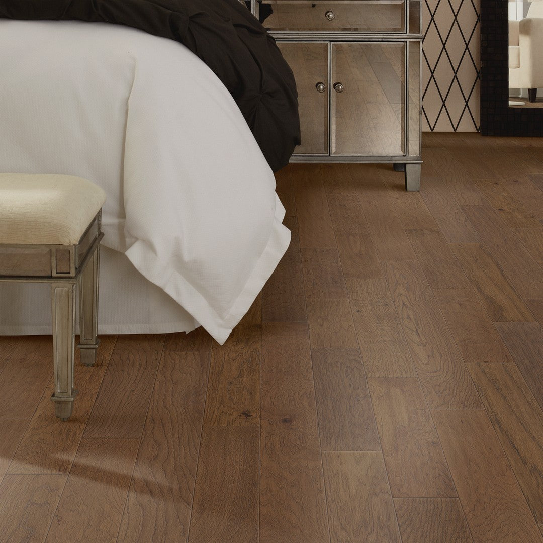 Shaw-Arbor-Place-5"-Hickory-Engineered-Hardwood-Plank-Weathered-Gate