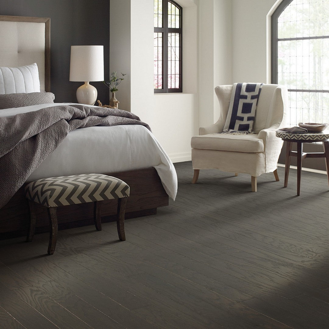 Shaw-Albright-5"-Red-Oak-Engineered-Hardwood-Plank-Charcoal