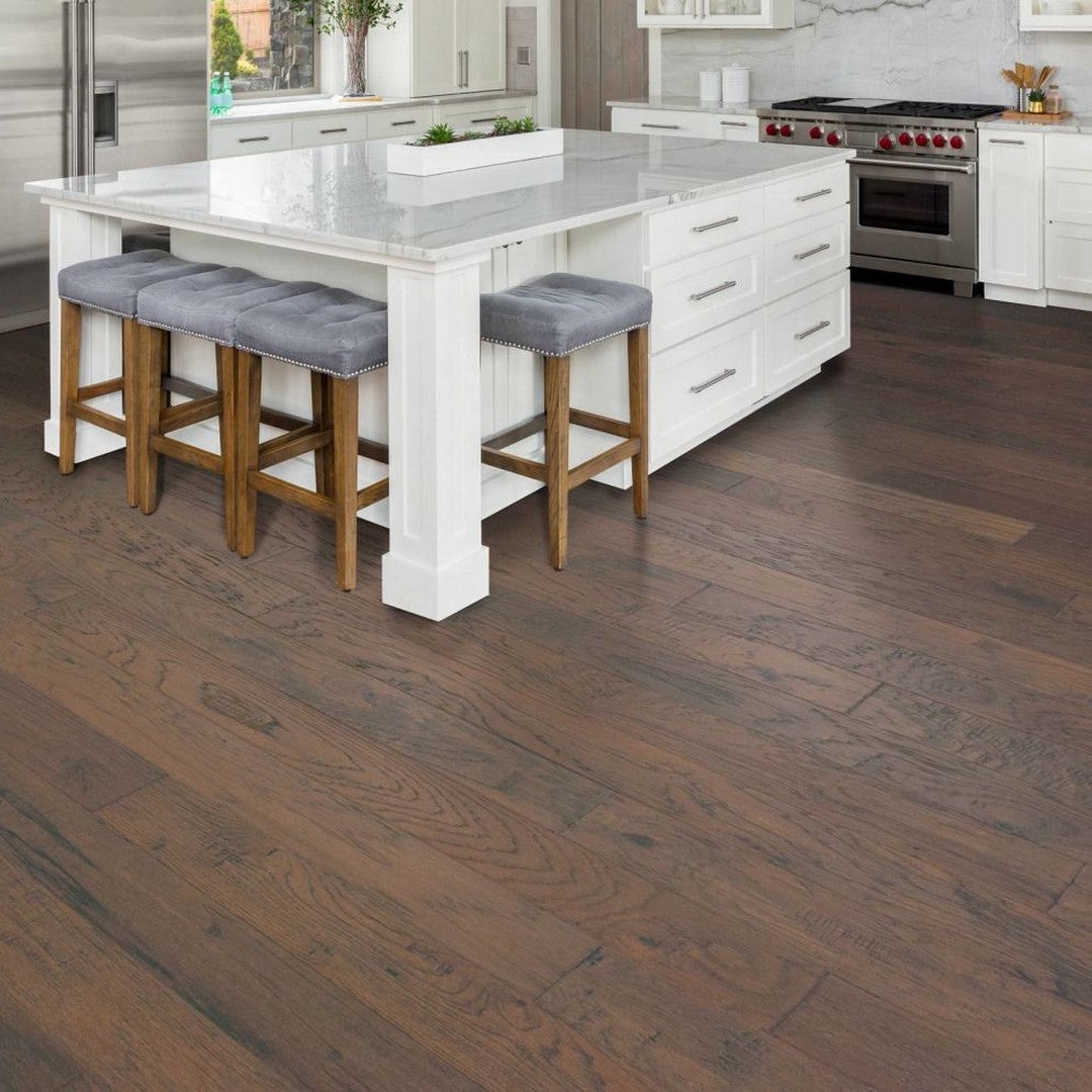 Shaw-Arbor-Place-5"-Hickory-Engineered-Hardwood-Plank-Reflection