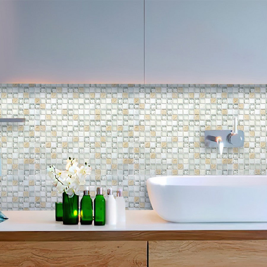 MiR-Inka-11.7-x-11.7-Glass-&-Resin-&-Stone-0.6-Mosaic-Mini-Polar