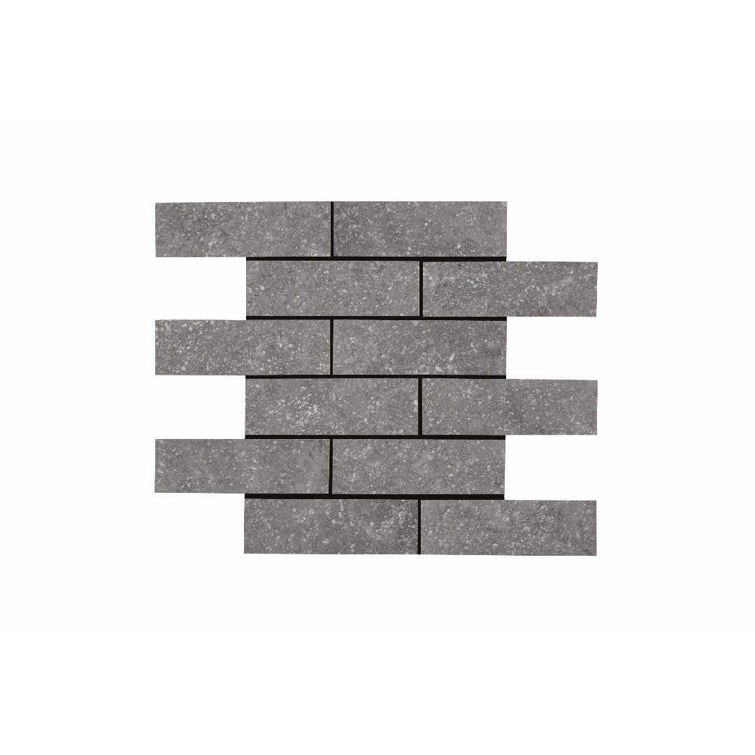 Crossville Beljn 12" x 15" Unpolished Porcelain 2x6" Brick Mosaic