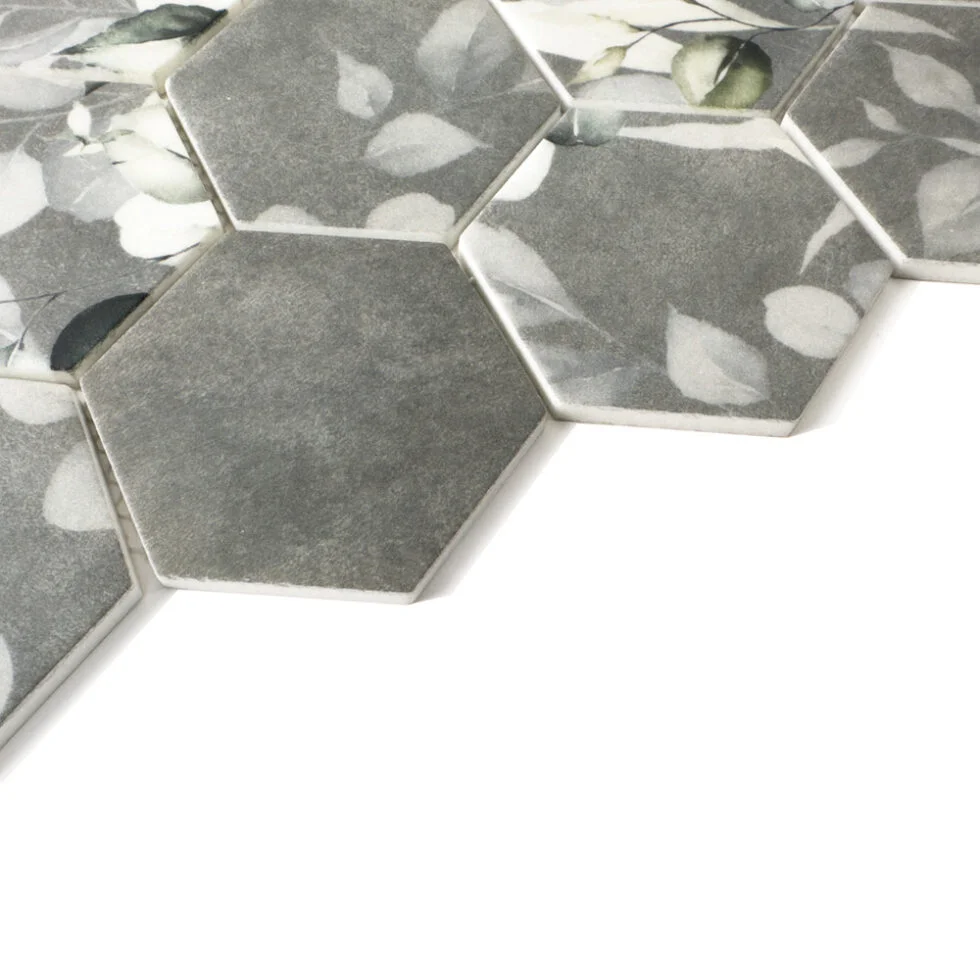 Lungarno-Botanicals-10.20-x-11.73-Pressed-Matte-Glass-3-Hex-Mosaic-Daphne