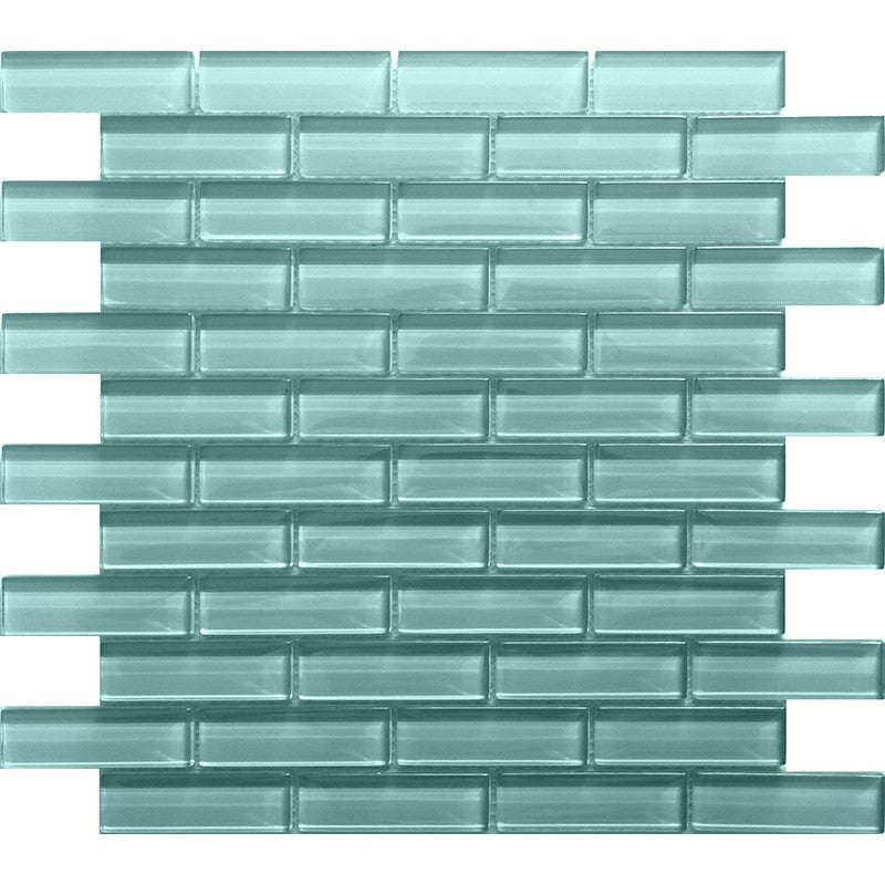 MiR Color Palette 11.9" x 11.9" Glossy Glass Brick Mosaic