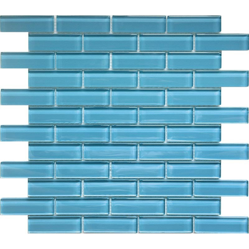 MiR Color Palette 11.9" x 11.9" Glossy Glass Brick Mosaic
