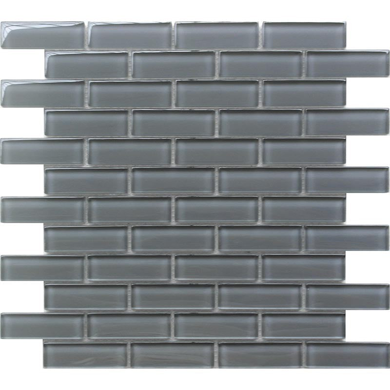 MiR Color Palette 11.9" x 11.9" Glossy Glass Brick Mosaic