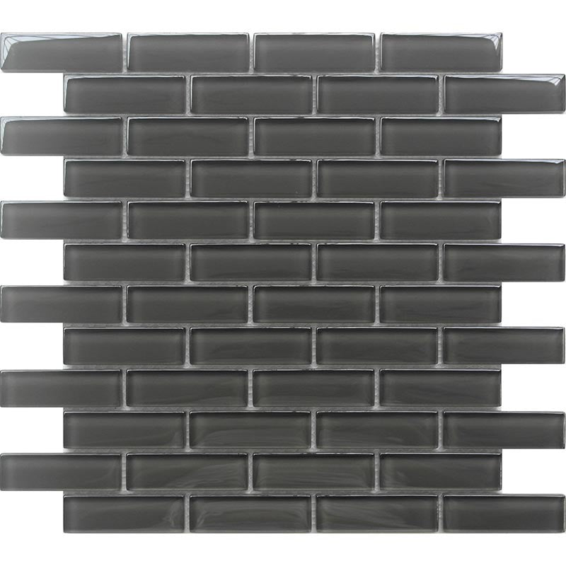 MiR Color Palette 11.9" x 11.9" Glossy Glass Brick Mosaic