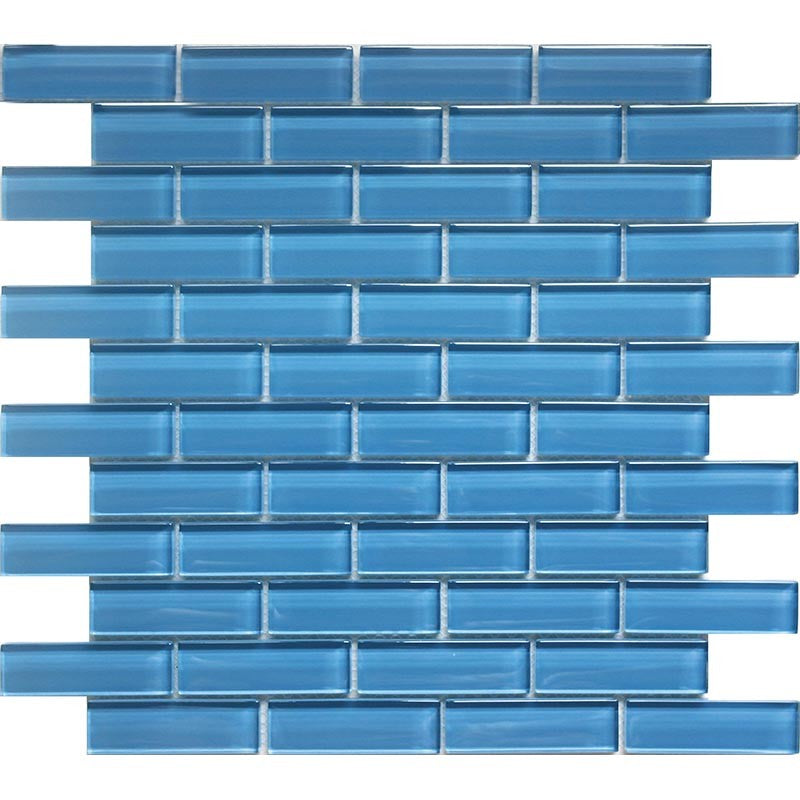 MiR Color Palette 11.9" x 11.9" Glossy Glass Brick Mosaic