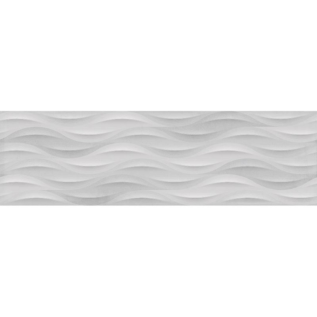 MiR Breeze 12" x 40" Pressed Matte Ceramic Deco Tile