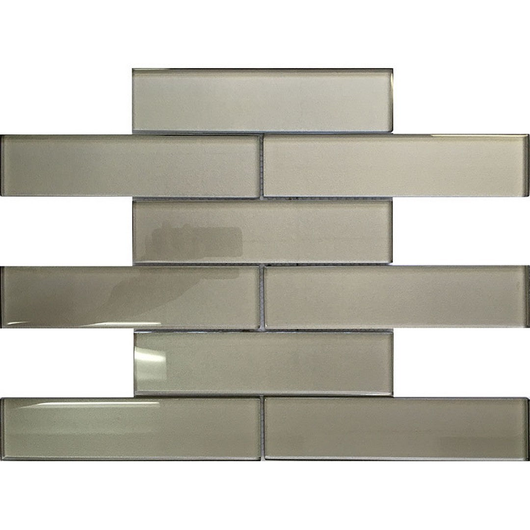 MiR Galaxy 11.8" x 11.8" Glossy Glass Subway Mosaic