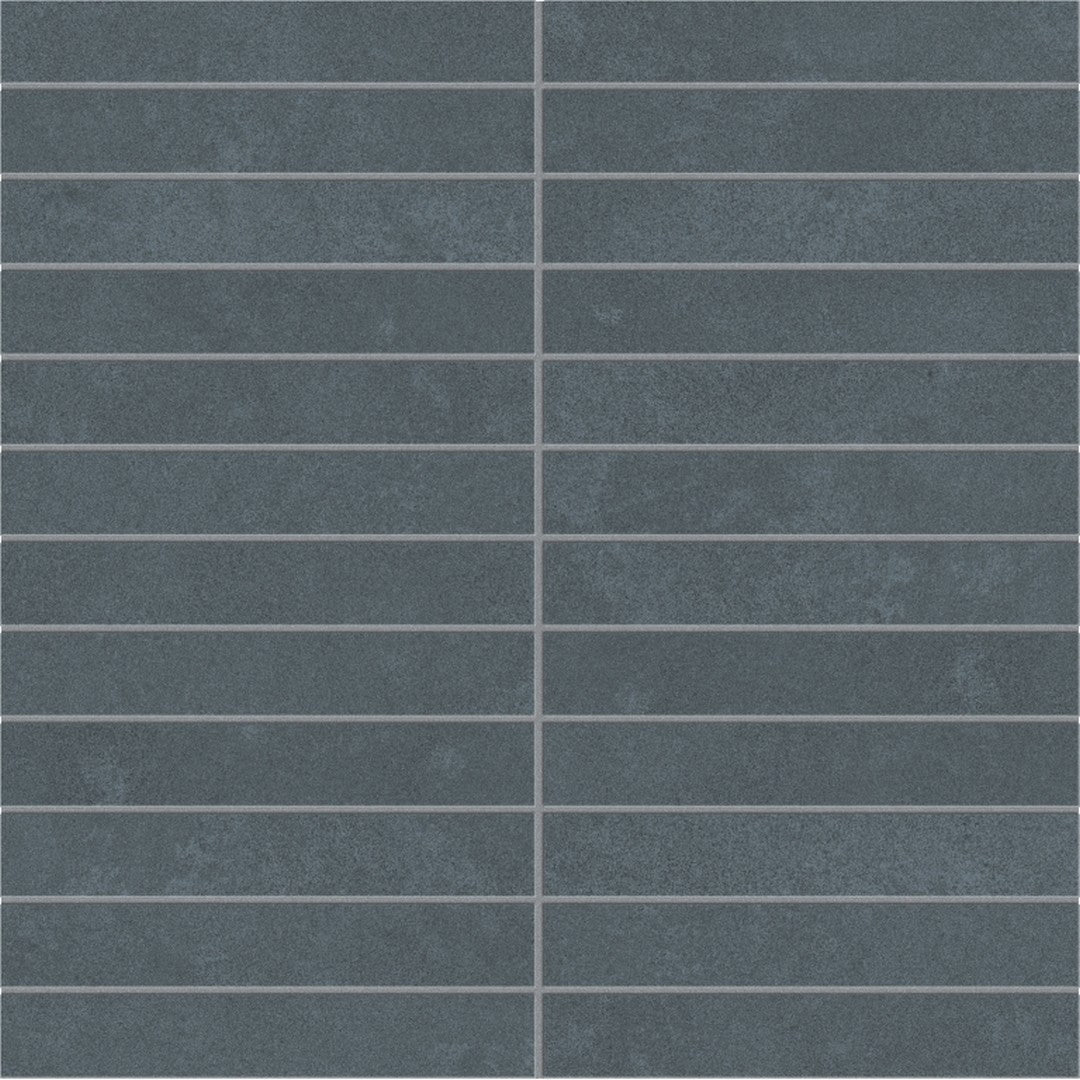 Emser Agio 12" x 12" Rectified Matte 1x6" Stack Porcelain Mosaic