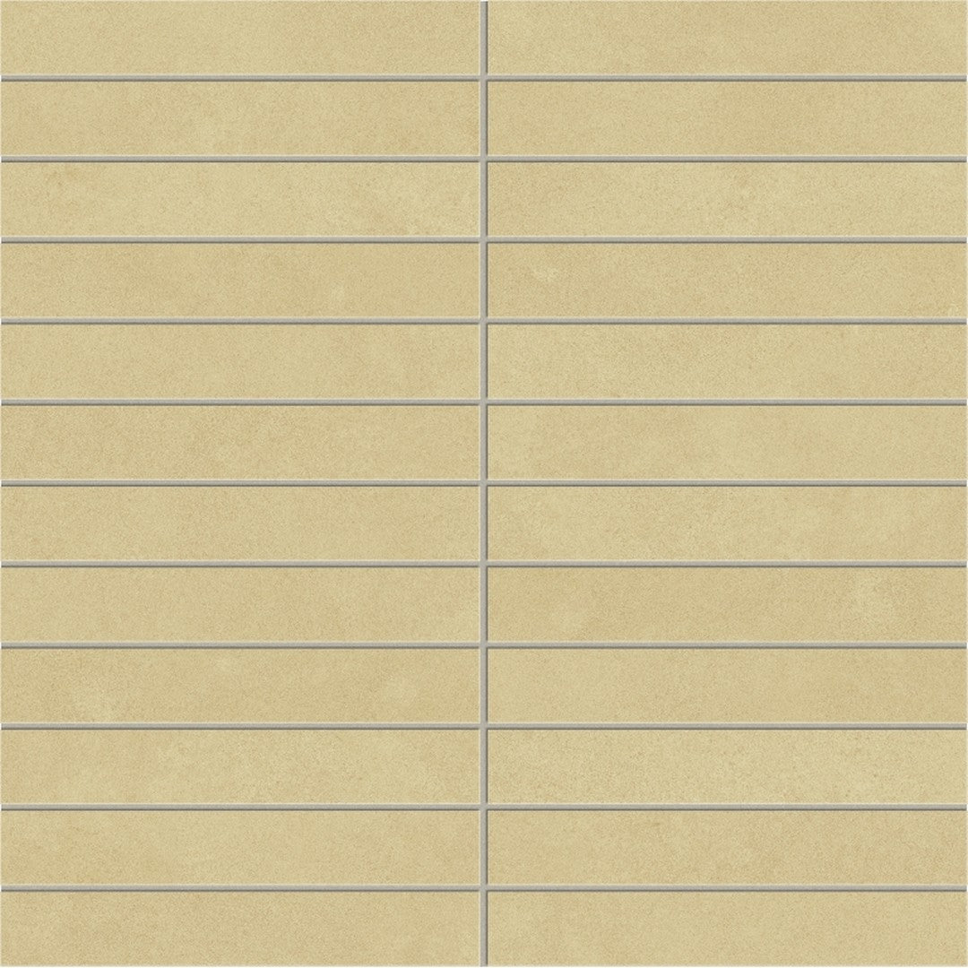Emser Agio 12" x 12" Rectified Matte 1x6" Stack Porcelain Mosaic
