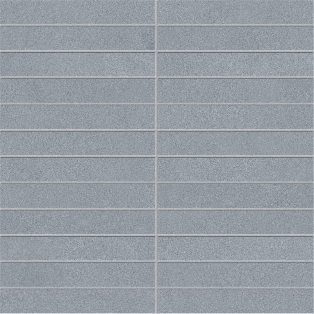 Emser Agio 12" x 12" Rectified Matte 1x6" Stack Porcelain Mosaic