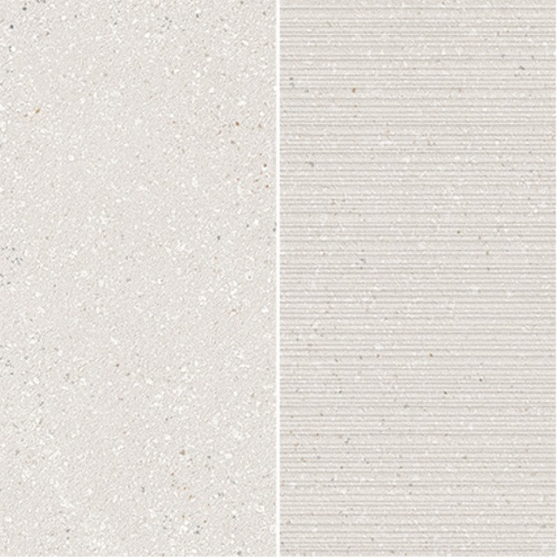 Emser Milzetti 12" x 12" Rectified Textured 6x12" Stacked Porcelain Mosaic