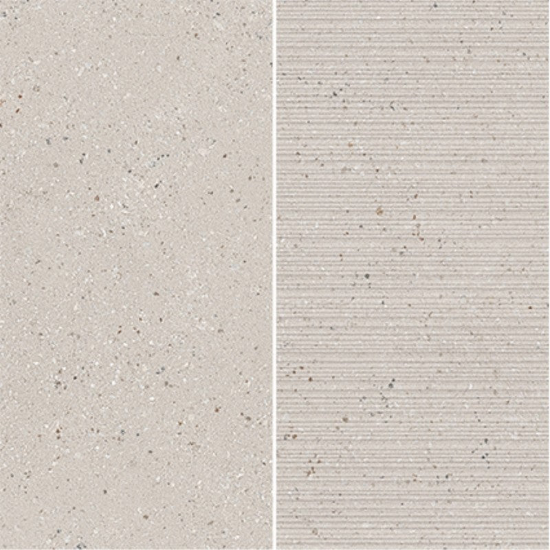 Emser Milzetti 12" x 12" Rectified Textured 6x12" Stacked Porcelain Mosaic