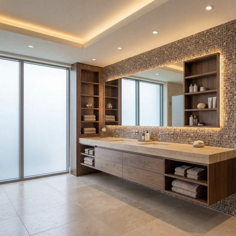 Emser-Milzetti-12-x-12-Rectified-Polished-Porcelain-2-Mosaic-Pebble-Cocoa