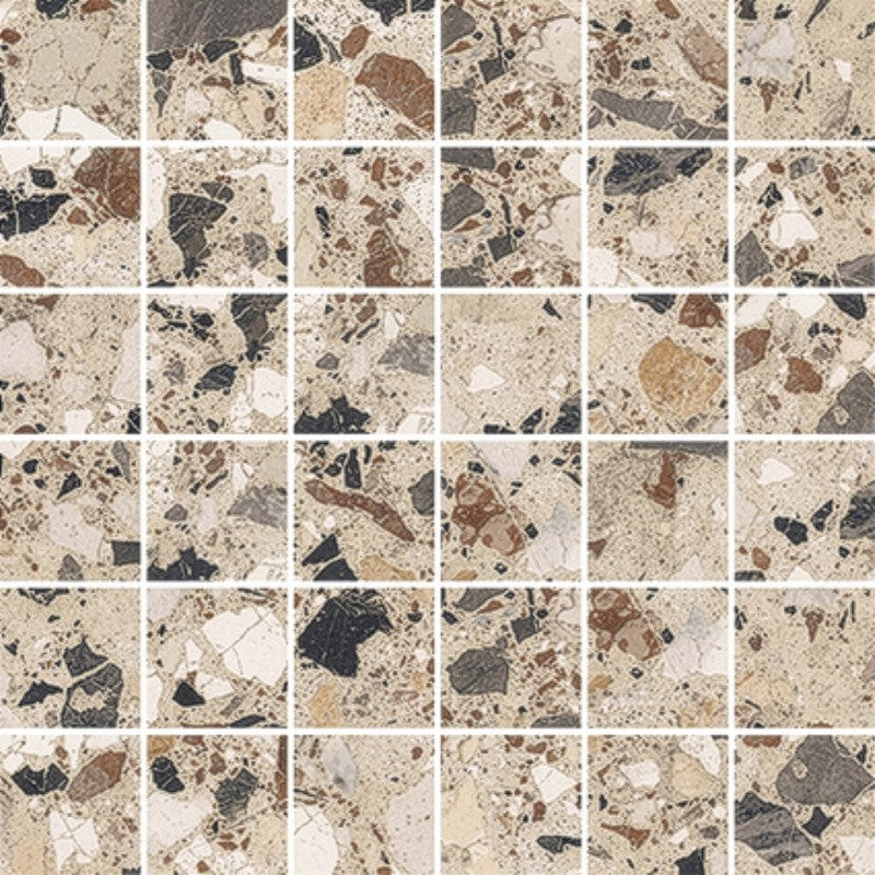 Emser Milzetti 12" x 12" Rectified Brushed Porcelain 2" Mosaic