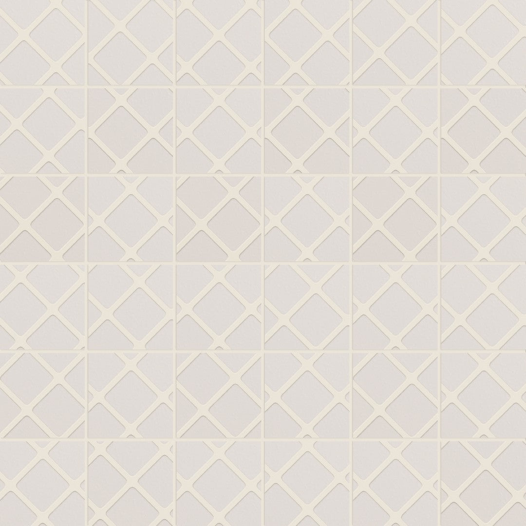 Emser Vectora 12" x 12" Rectified Glossy Porcelain 2" Mosaic
