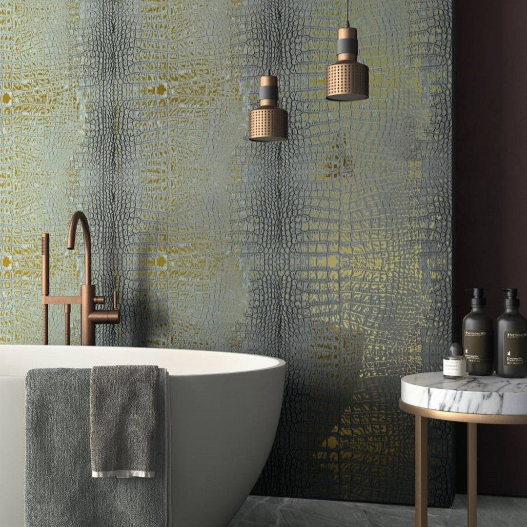 Emser-Zambia-47-x-109-Rectified-Glossy-Deco-Thin-Porcelain-Tile-Croc