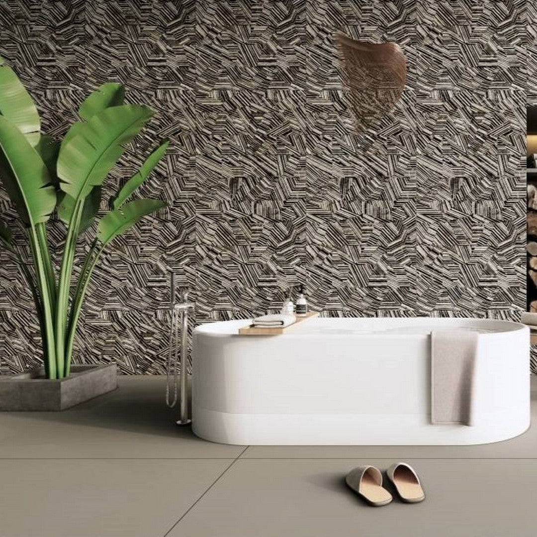 Emser-Zambia-47-x-109-Rectified-Glossy-Deco-Thin-Porcelain-Tile-Snake