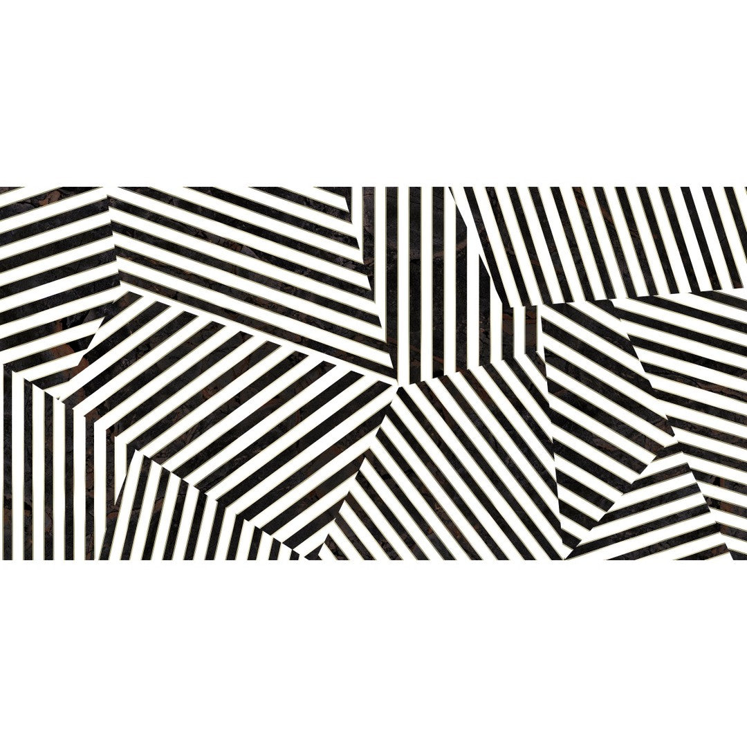 Emser Zambia 24" x 47" Rectified Glossy Deco Porcelain Tile