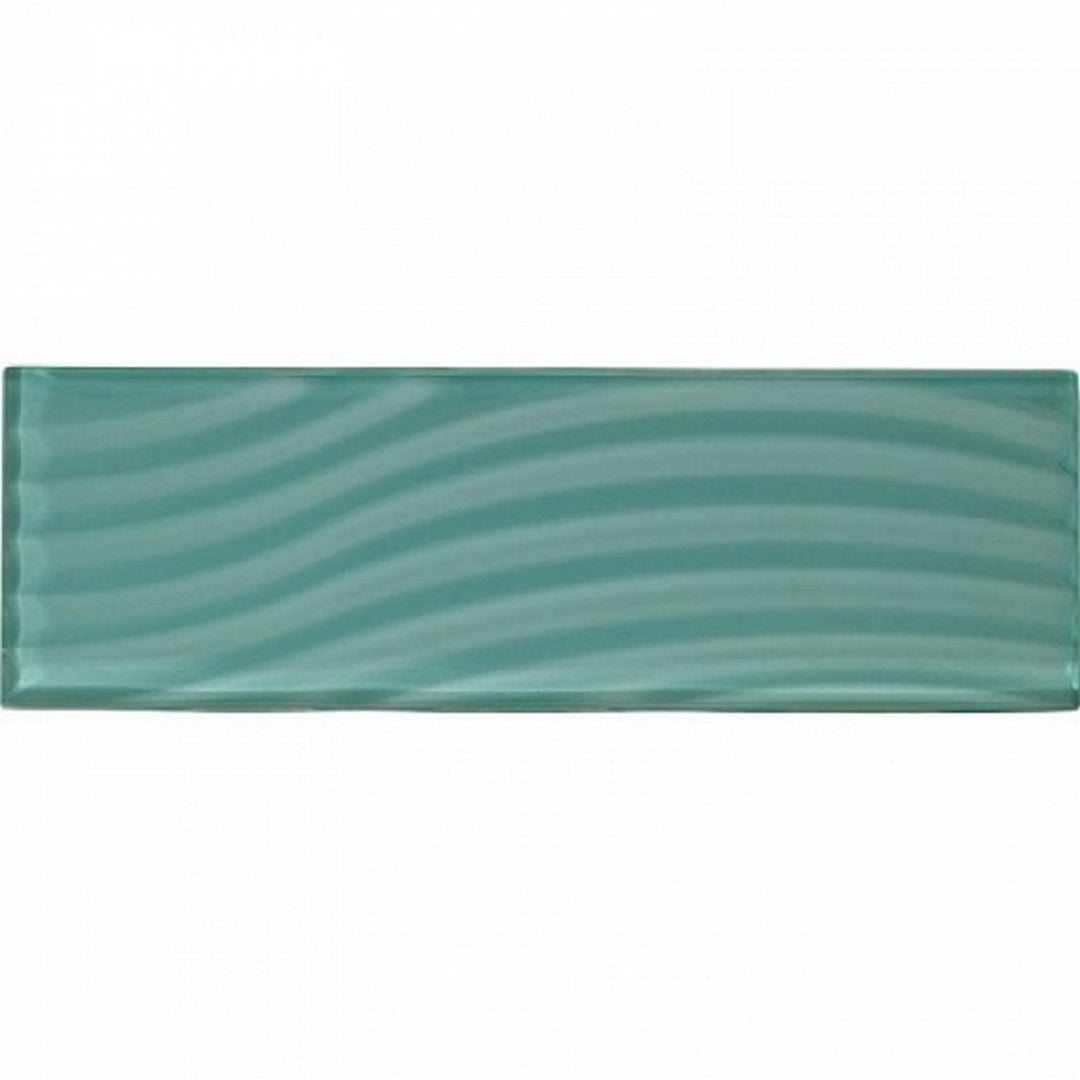 American Olean Color Appeal Abstracts 4" x 12" Textured Wavy Glass Tile