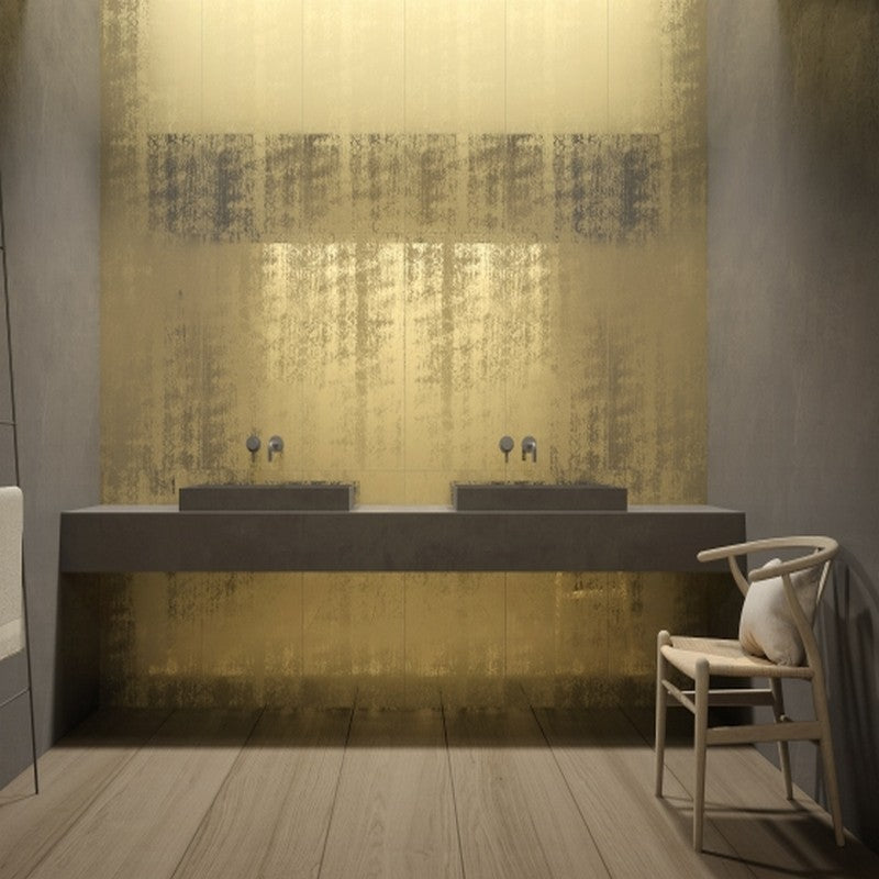 Emser-Mimica-18-x-35-Rectified-Glossy-Porcelain-Mirror-Wall-Tile-Gold