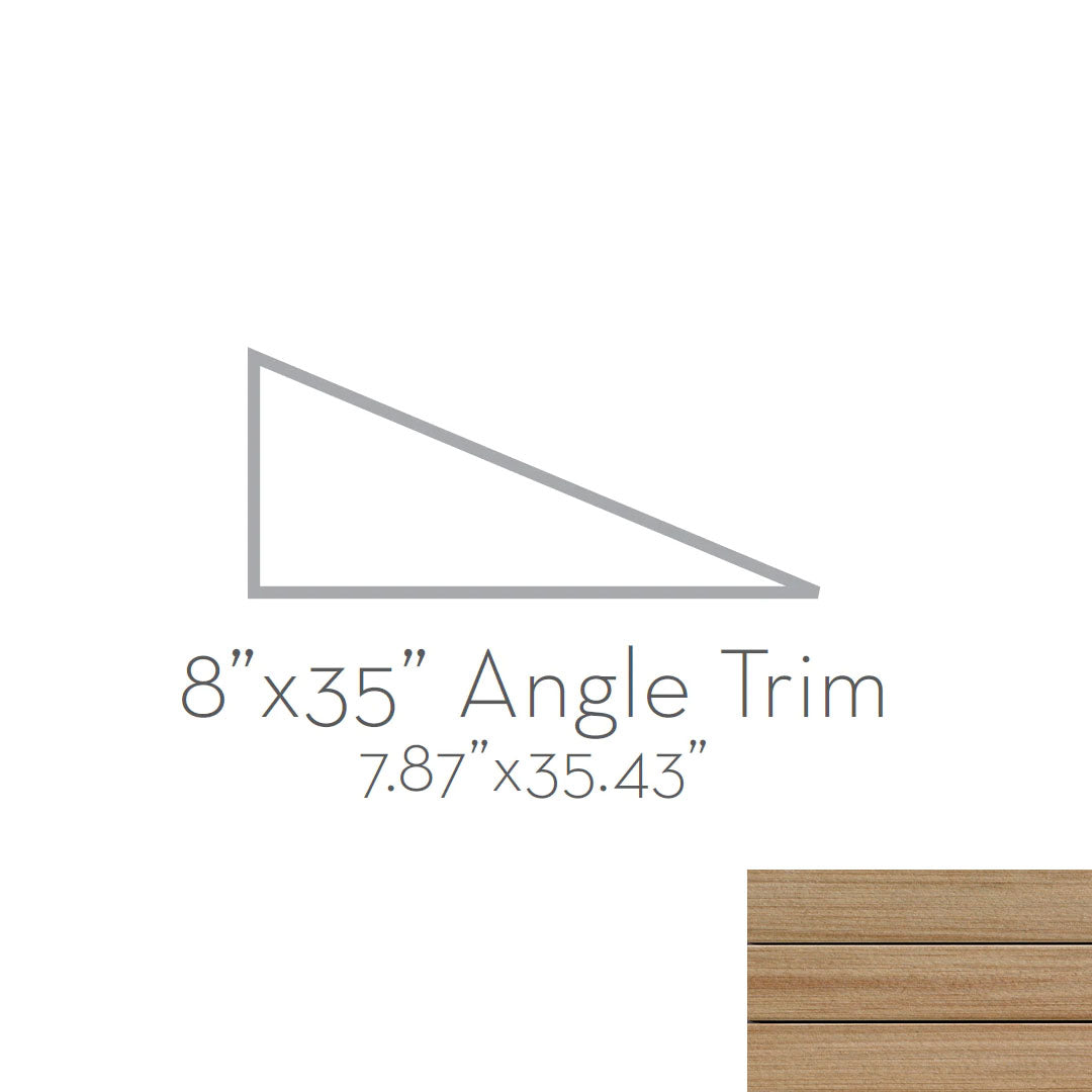 Emser Radiant 8" x 35" Rectified Matte Porcelain Angle Trim