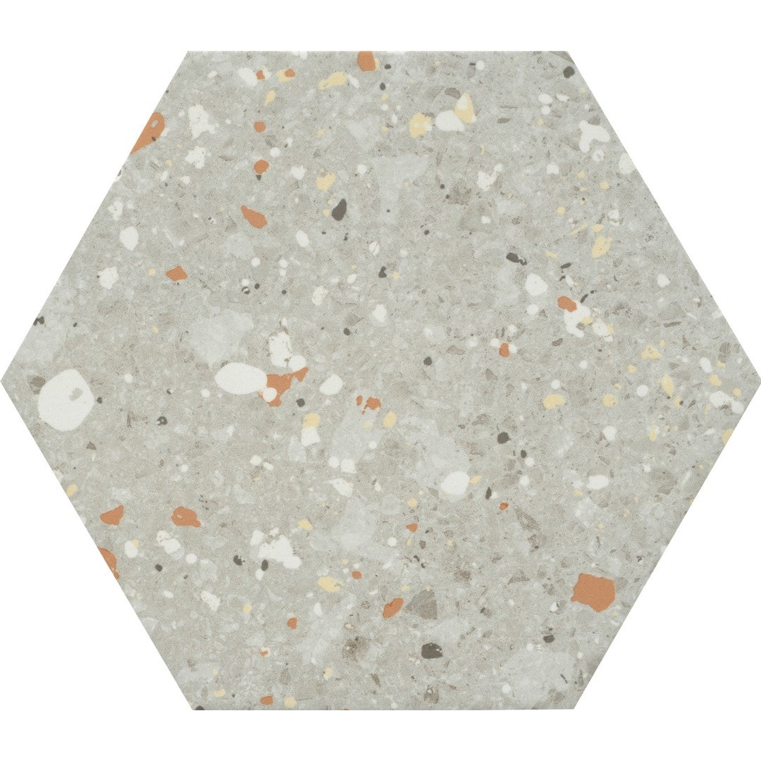 Emser Tatsu 10" x 11" Satin Hexagon Porcelain Wall Tile