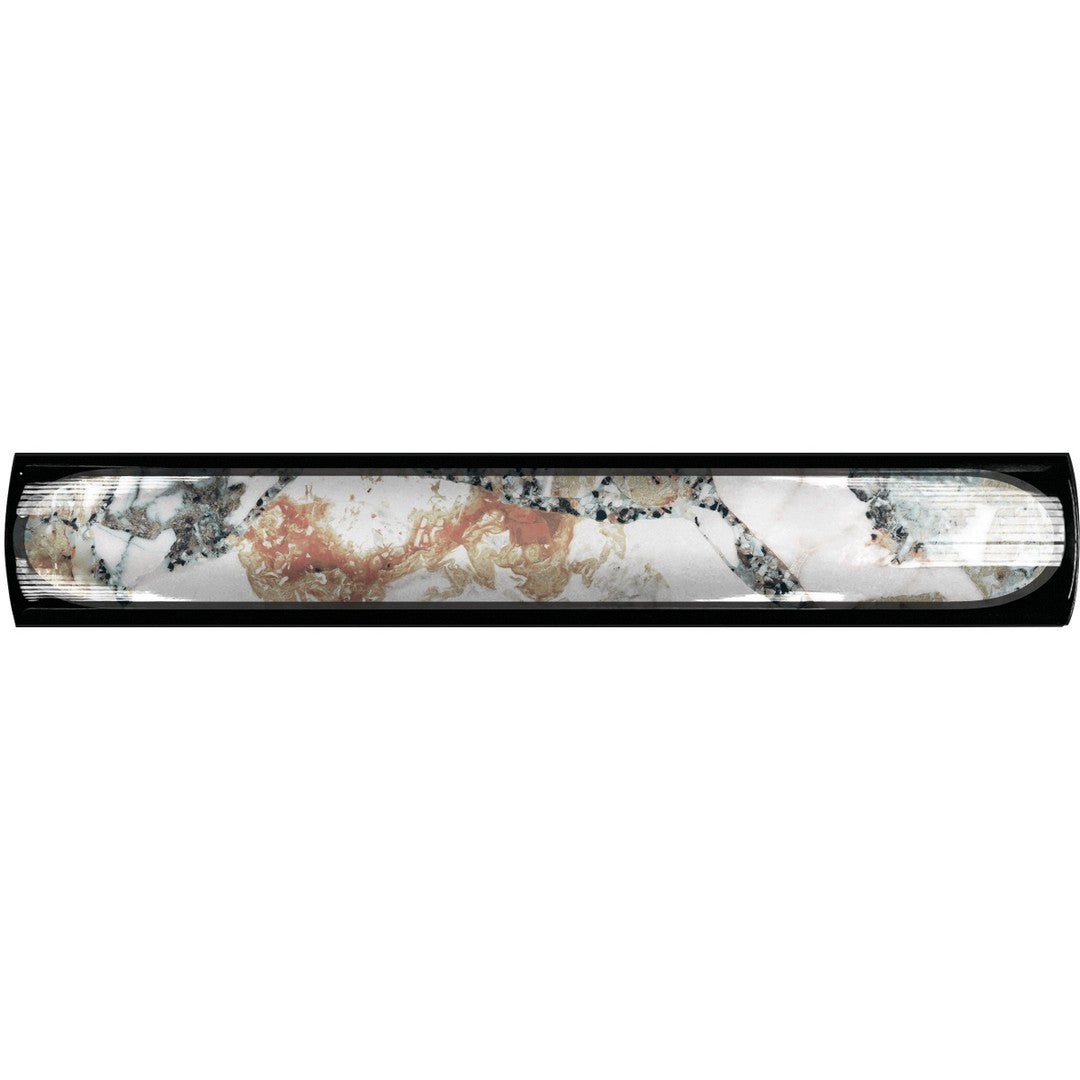 Emser Triveni 2" x 12" Pressed Satin Curve Ceramic Wall Tile